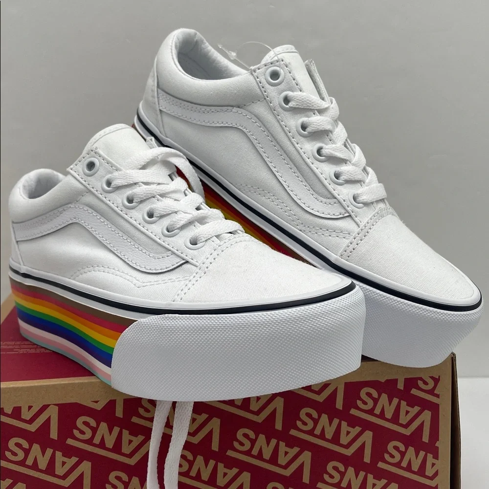 Vans vibrant rainbow